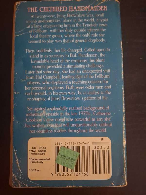 Catherine Cookson - The cultured handmaiden
