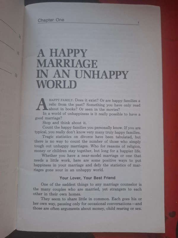 How to have a happy marriage