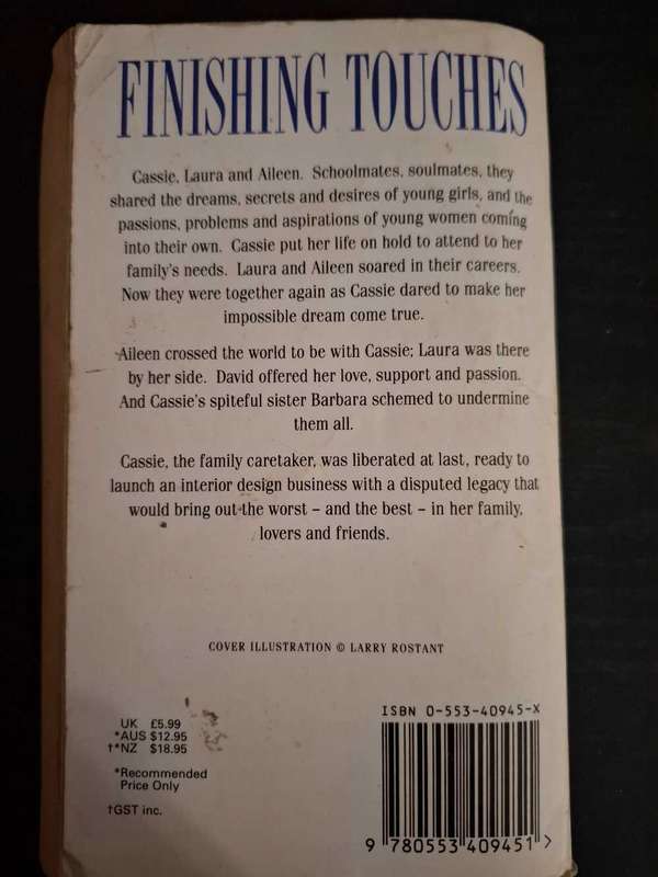Finishing touches by Patricia Scanlan
