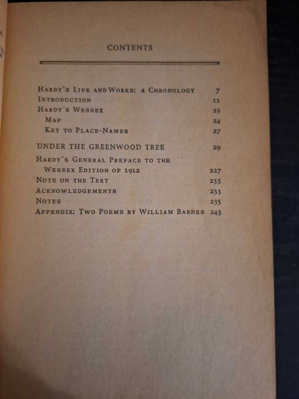 Under the greenwood tree by Thomas Hardy