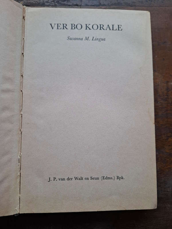 Susanna M. Lingua - Ver bo korale