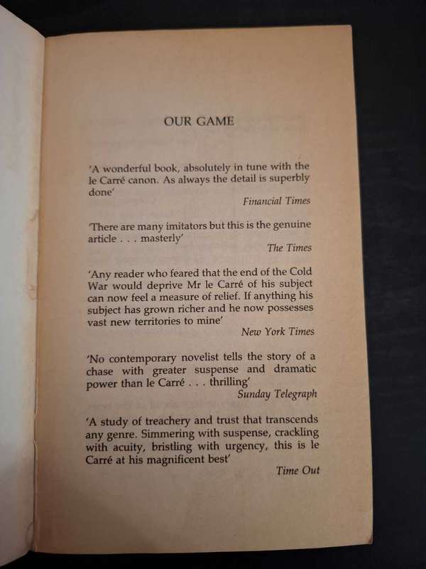 Our game by Le Carré