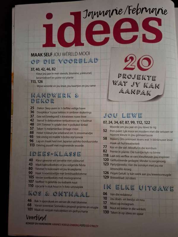 Idees - maak self jou wêreld mooi