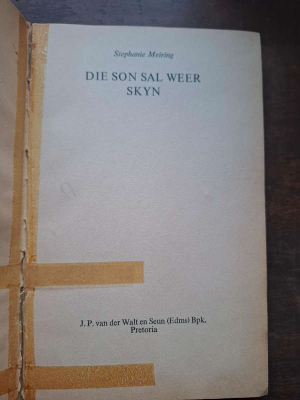 Stephanie Meiring - Die son sal weer skyn