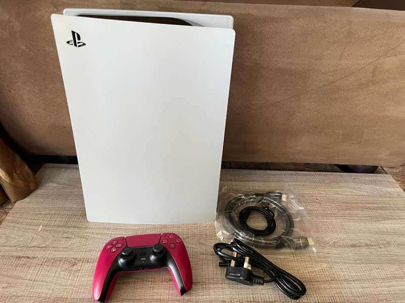PS5 Digital console with a controller