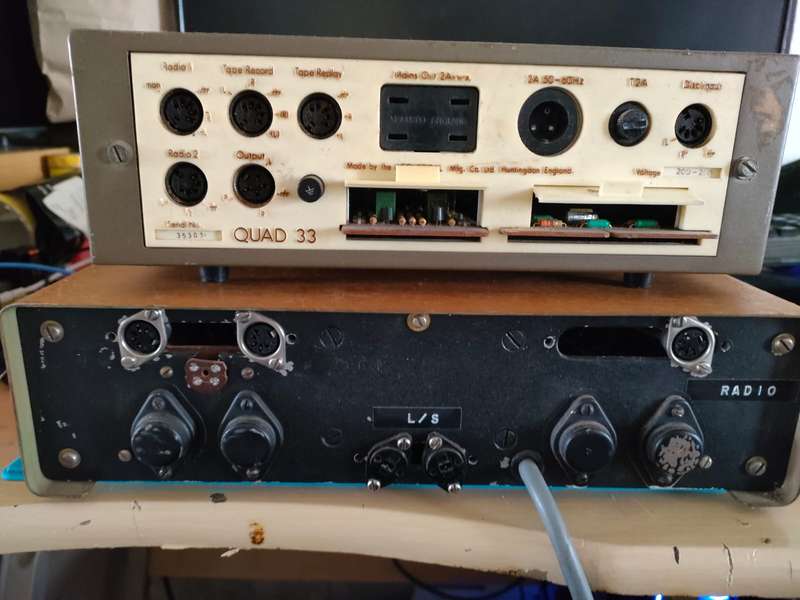 Vintage Quad 33 Pre Amp & vintage pioneer kx404 amplifier