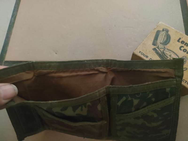 Border War Wallet (Rare Find) & Compass