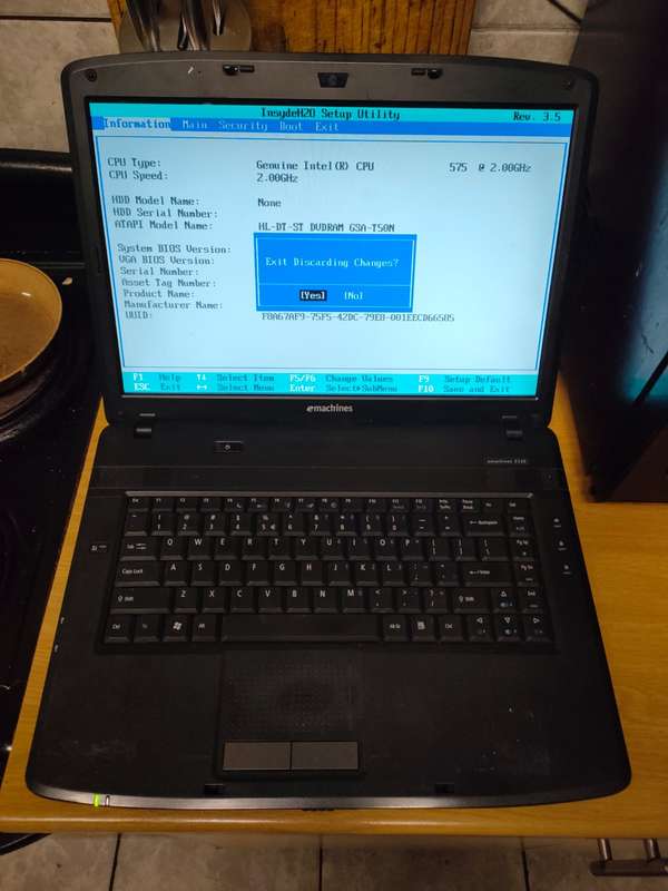 Acer eMachines E520