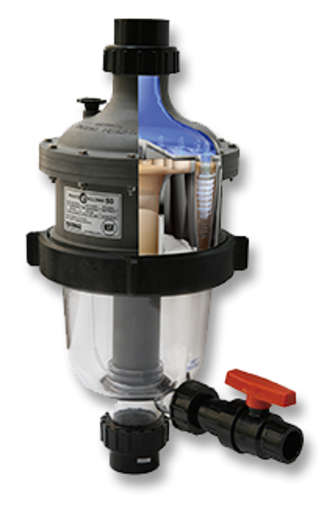 Multicyclone Centrifugal Water Prefilter - MC16 - Max Flow 30m3/hr