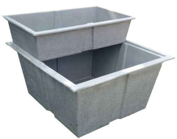 936 liters Fiberglass Fish Tank - 1.2m x 1.2m x 0.65m