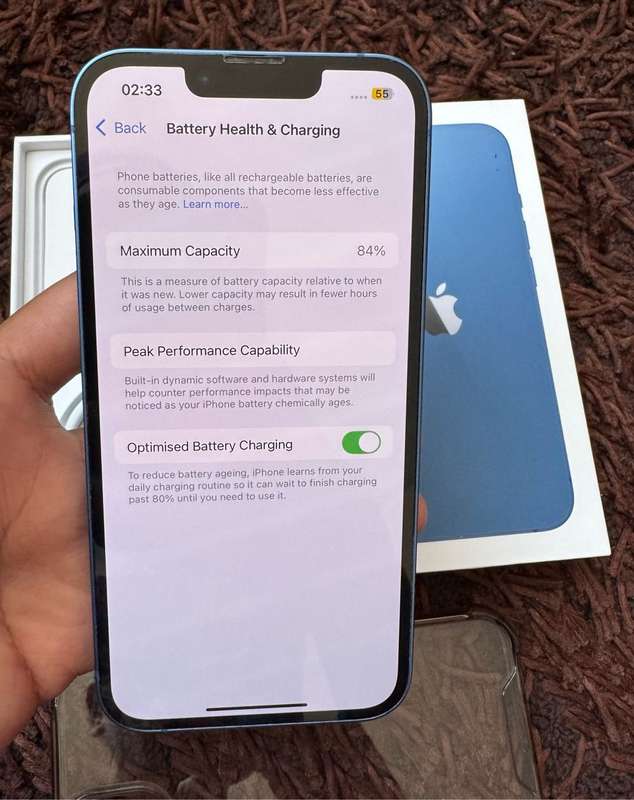 Iphone 13 256gb blue color