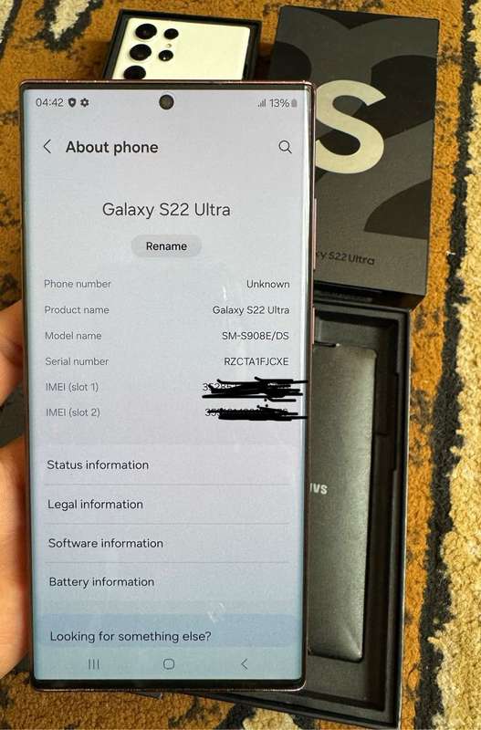 Samsung S22 ultra