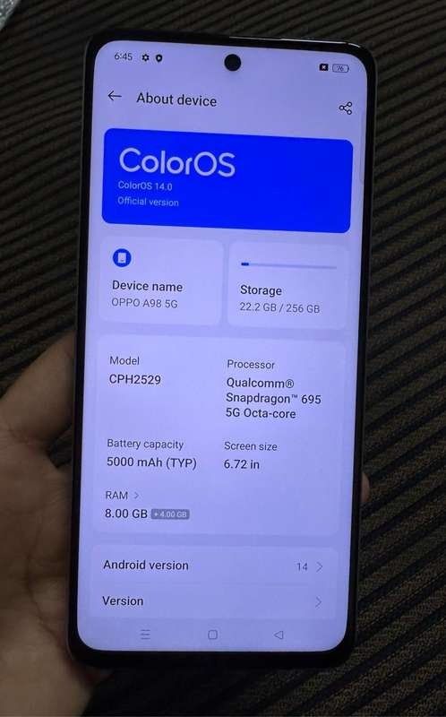 Oppo A98 5G