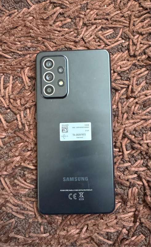 A52 5G 128gb  6gb ram black color