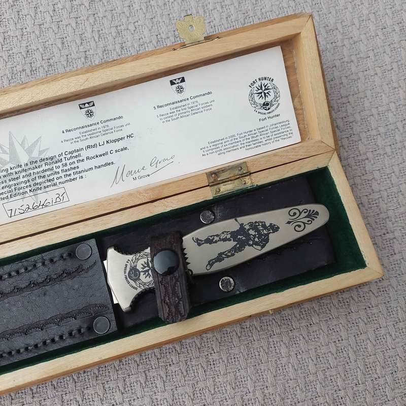 South African Special Forces (Recce) Association Collector's Knife