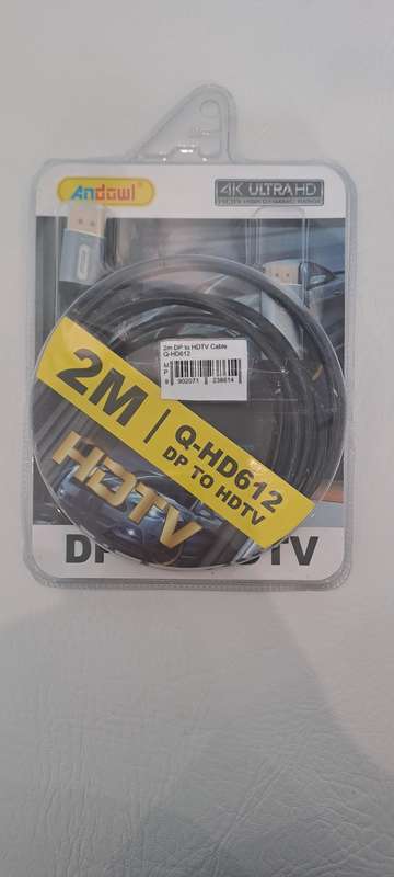 Display Port to HDMI Cable 2m
