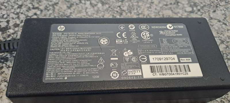 HP 120W Laptop Charger