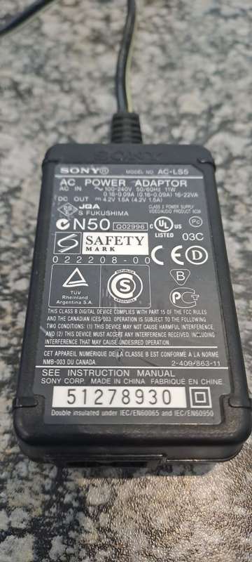 Sony Camera Power Supply