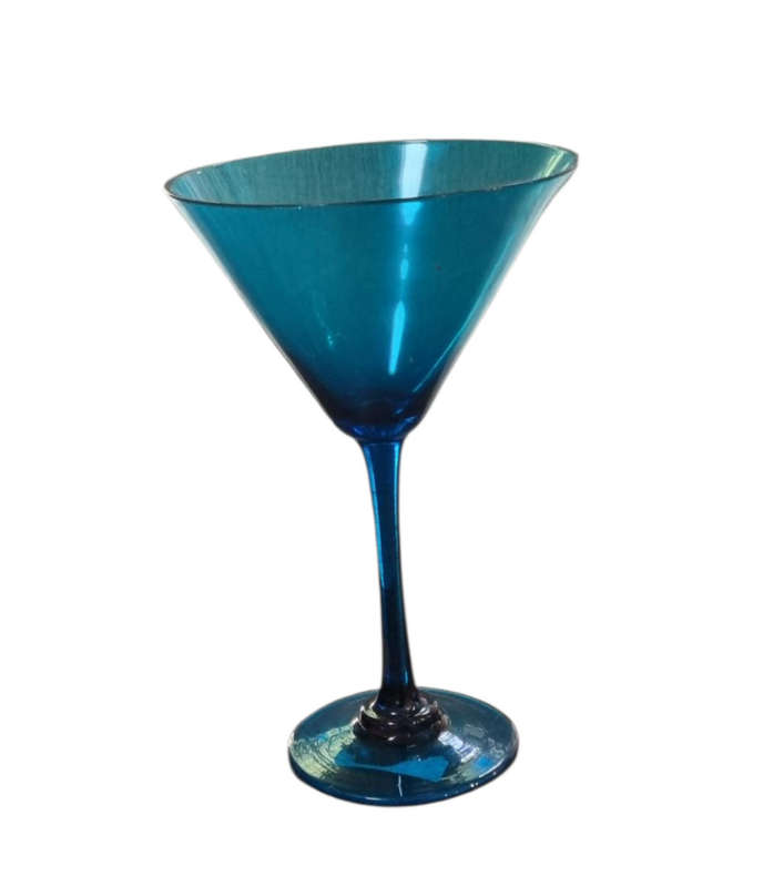 Blue Martini Glasses