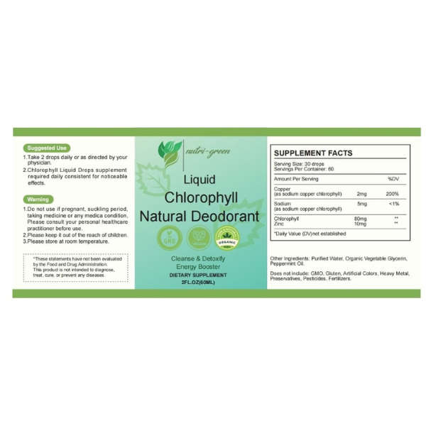 Liquid Chlorophyll Drops