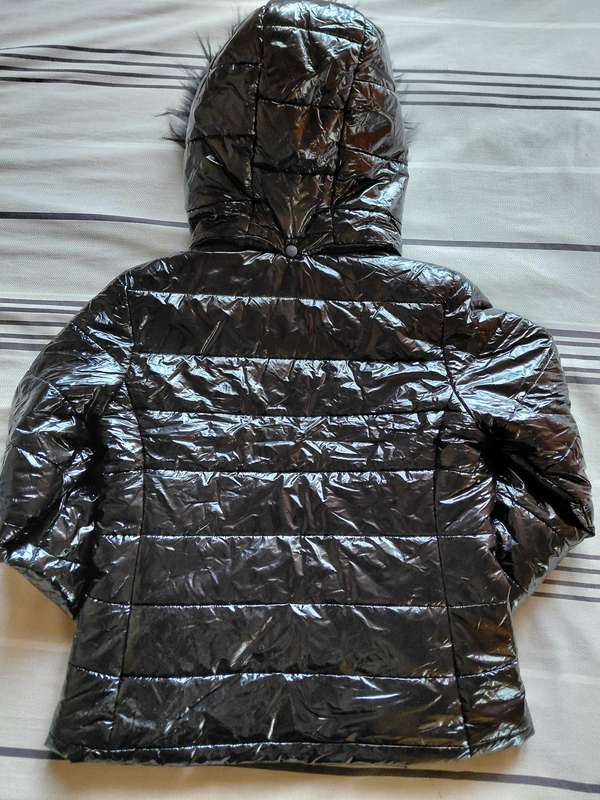 Ladies Black Bomber Jacket - Large