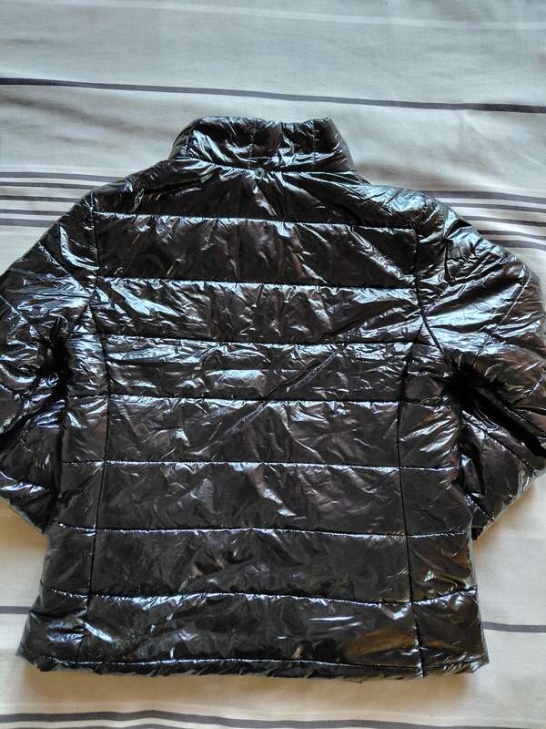 Ladies Black Bomber Jacket - Large