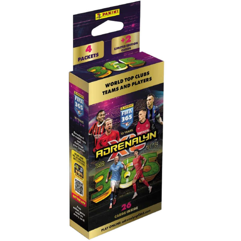 FIFA 2025 SOCCER CARDS MULTI SET - 4 PACKETS + 2 LIMITED EDITIONS