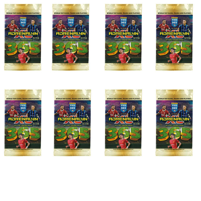 FIFA 2025 SOCCER CARDS  8 PACK BOOSTER BUNDLE - 48 CARDS