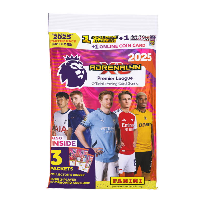 PREMIER LEAGUE 2024/2025 SOCCER CARDS STARTER PACK - COLLECTORS BINDER, 18 CARDS, 3 SPECIAL CARDS