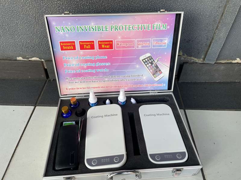 Full kit with Two machines nano liquid screen protector