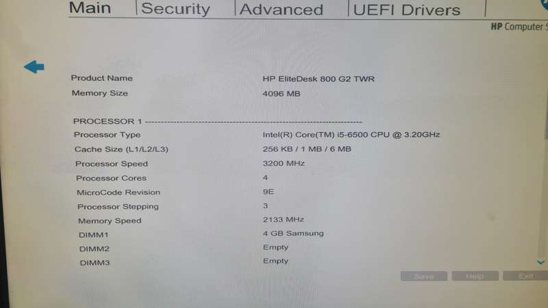 HP Elitedesk 800 G2 CORE i5 6th Generation