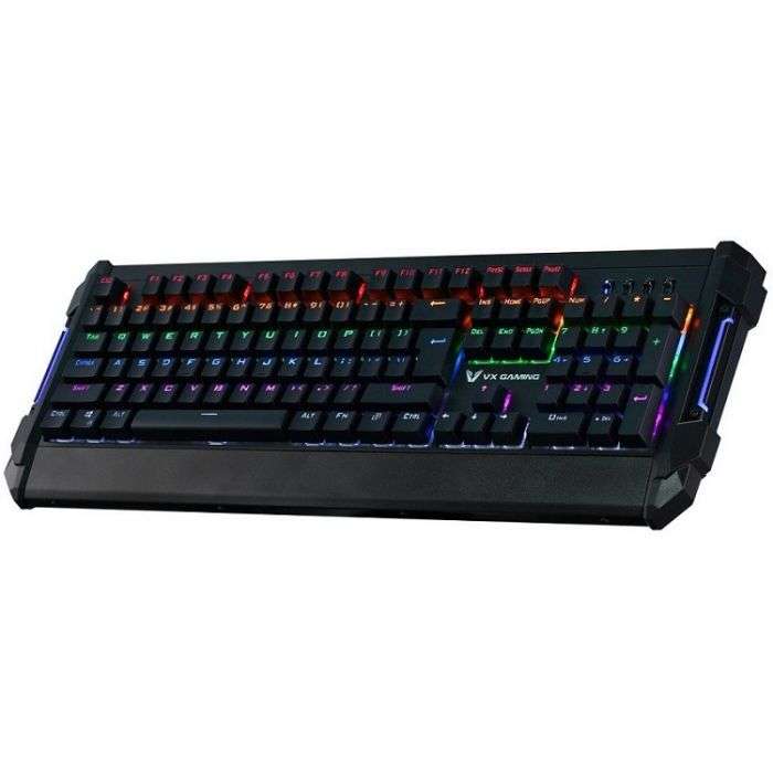 Volkano VX Gaming Floki RBG Full Mechanical Keyboard REINFORCE Series VX-230-BK