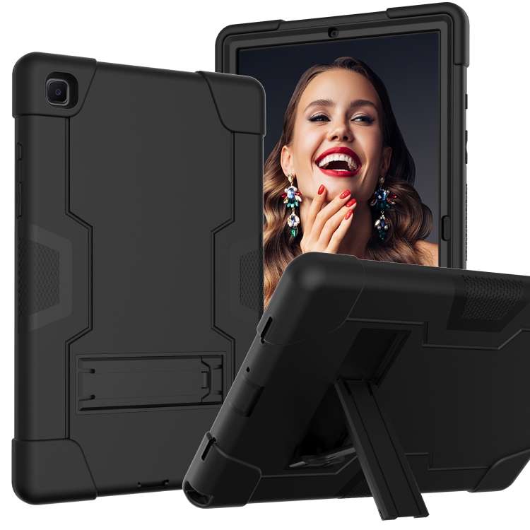 For Samsung Galaxy Tab A7 10.4 (2020) T500 Contrast Color Robot Shockproof Silicone