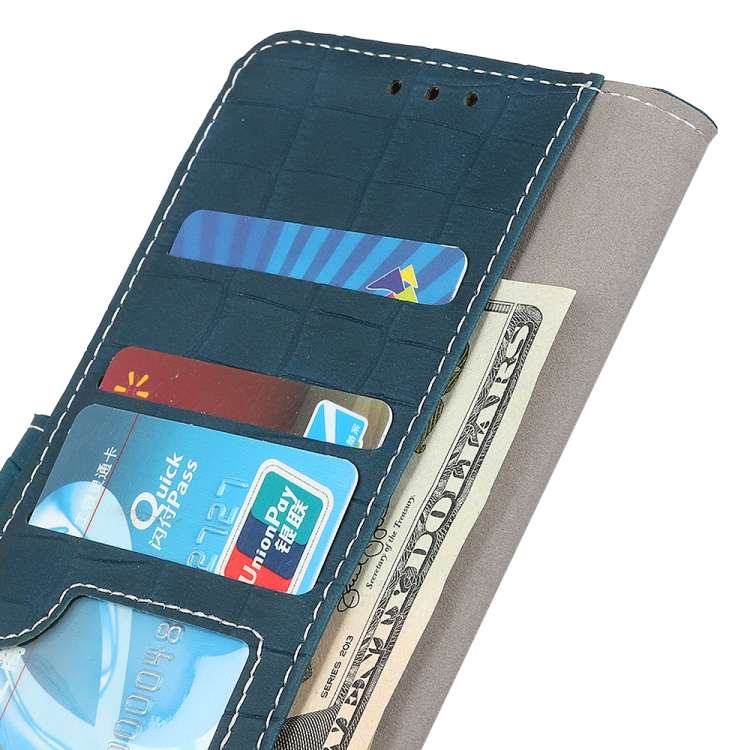 OPPO Realme 8 / Realme 8 Pro Crocodile Texture Horizontal Leather Case with Holder & Card Slots