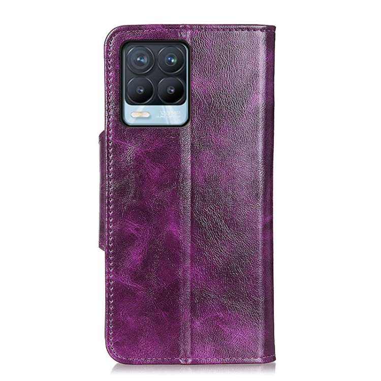For OPPO RealMe 8 / Realme 8 Pro Crazy Change Texture Texture Magnetic Buckle Horizontal Flip