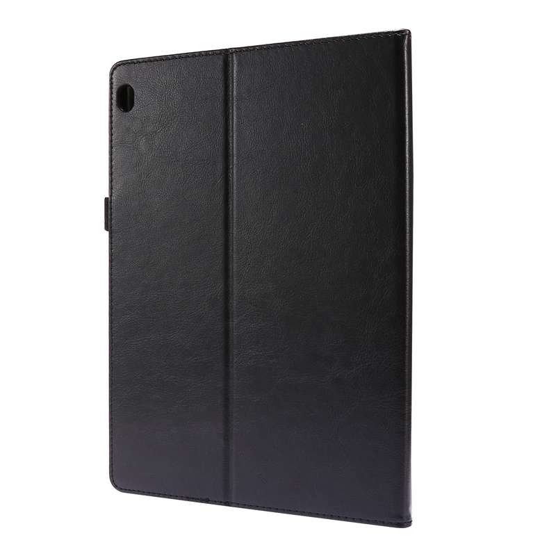 For Lenovo Tab M10 10.1 2-Fold Business Horizontal Flip PU Leather Case with Card Slots and Holder