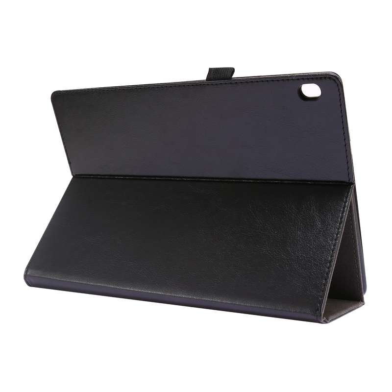For Lenovo Tab M10 10.1 2-Fold Business Horizontal Flip PU Leather Case with Card Slots and Holder