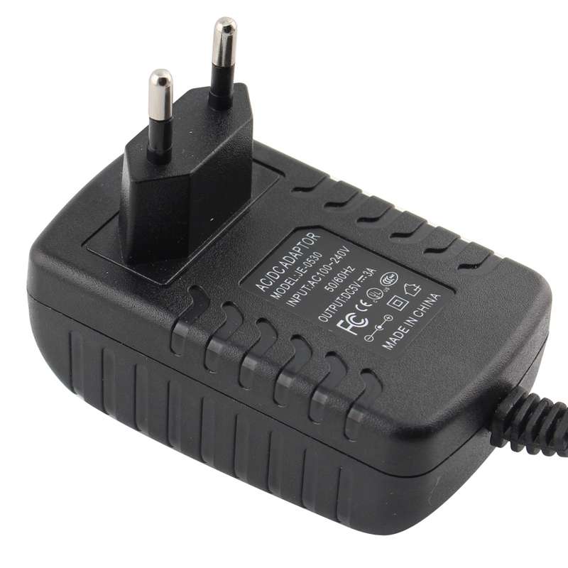 100-240V AC to DC Power Charger Adapter 5V 9V 12V 24V 1A 5.5mmx2.5mm (12V 1A EU Plug)