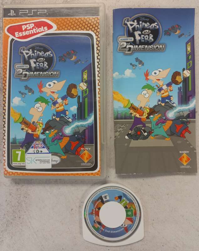Phineas & Ferb Across the 2nd Dimension (PSP) - Complete