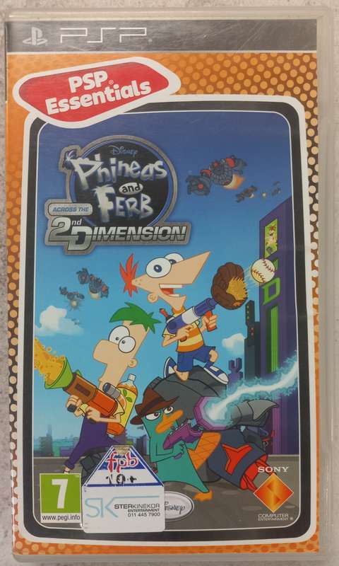 Phineas & Ferb Across the 2nd Dimension (PSP) - Complete