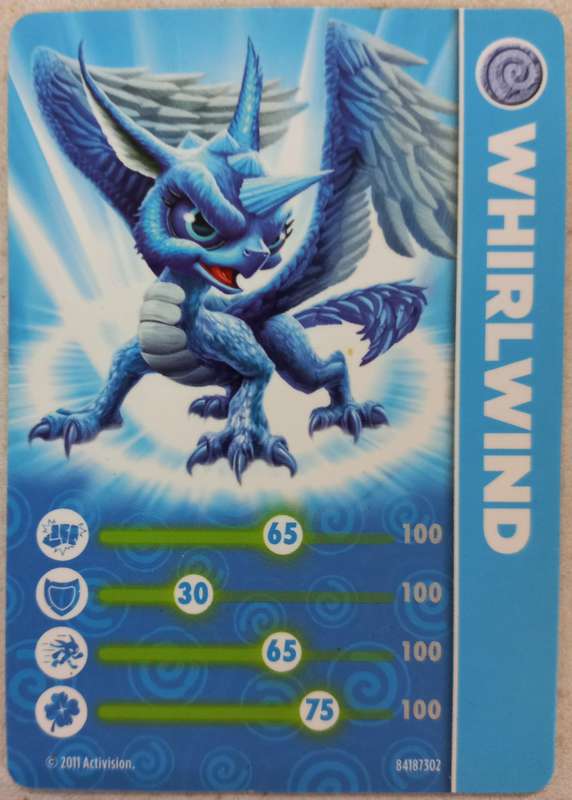 Whirlwind Figurine - Skylanders Spyros Adventure