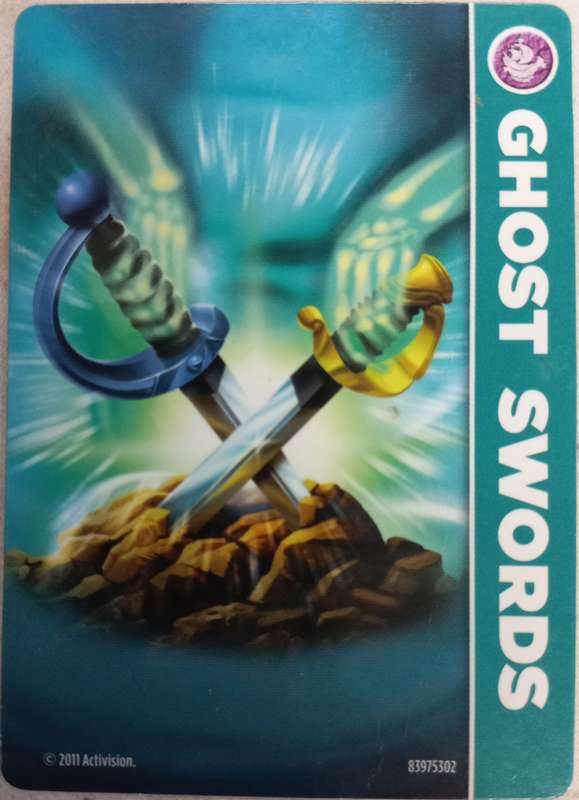 Ghost Swords Figurine - Skylanders Spyros Adventure