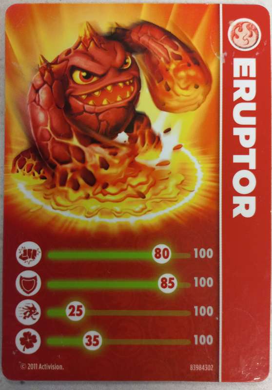 Eruptor Figurine - Skylanders Spyros Adventure