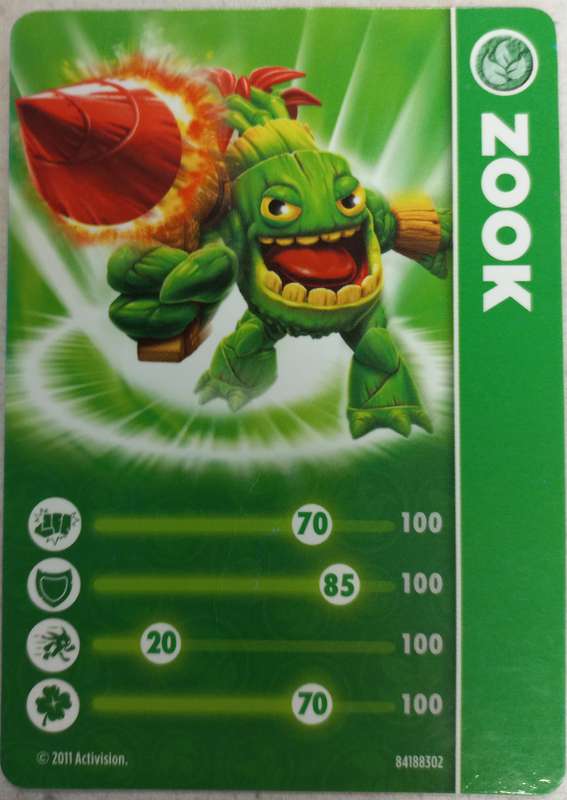 Zook Figurine - Skylanders Spyros Adventure