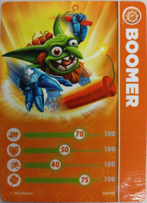 Boomer Figurine - Skylanders Spyros Adventure