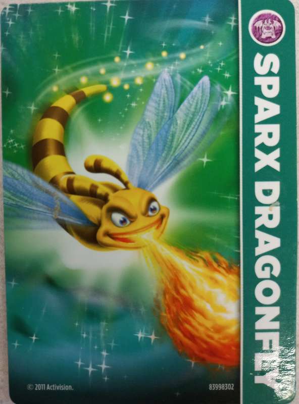 Sparx Dragonfly Figurine - Skylanders Spyros Adventure