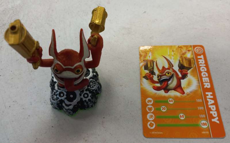 Trigger Happy Figurine - Skylanders Spyros Adventure