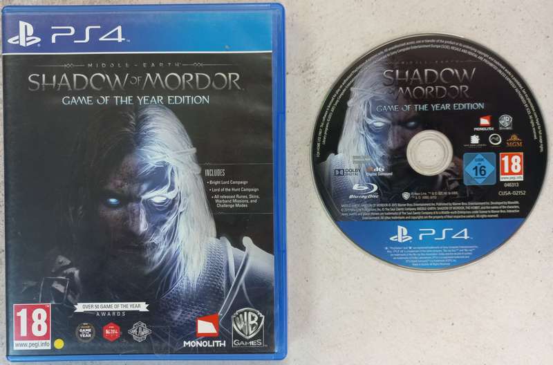 Middle Earth: Shadow of Mordor - Game of the Year Edition (PS4)