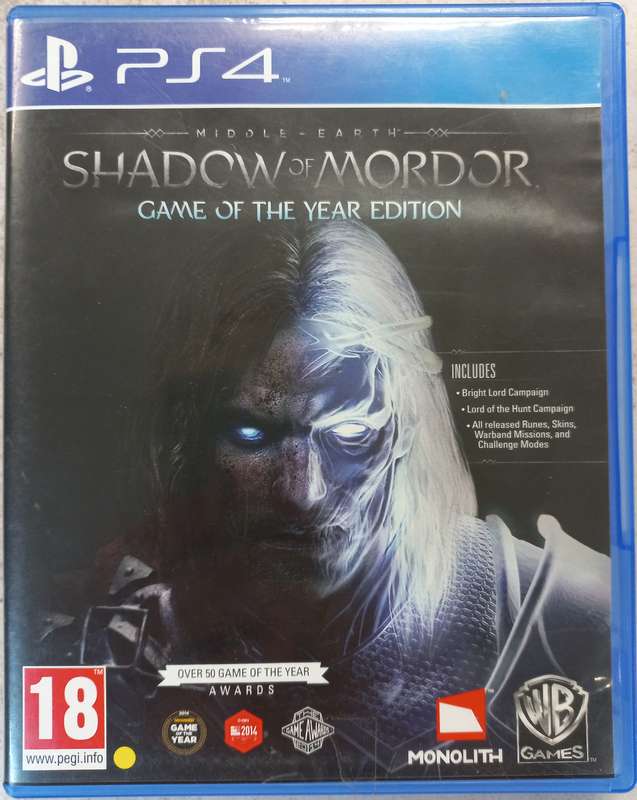 Middle Earth: Shadow of Mordor - Game of the Year Edition (PS4)