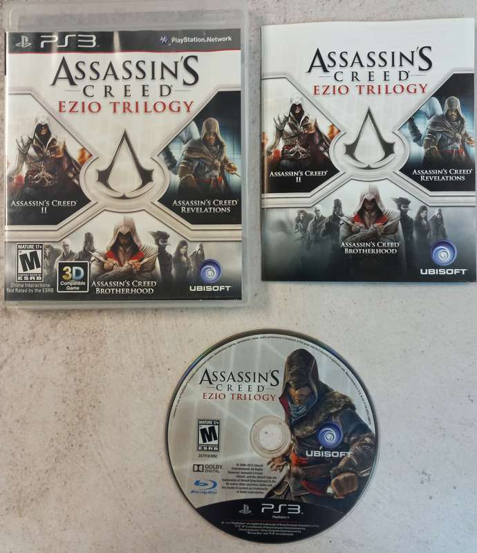 Assassins Creed Ezio Trilogy (PS3) - Complete